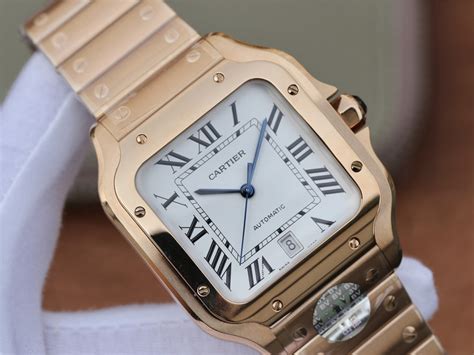 cartier santos 100 tourbillon replica|cartier santos watch authenticity.